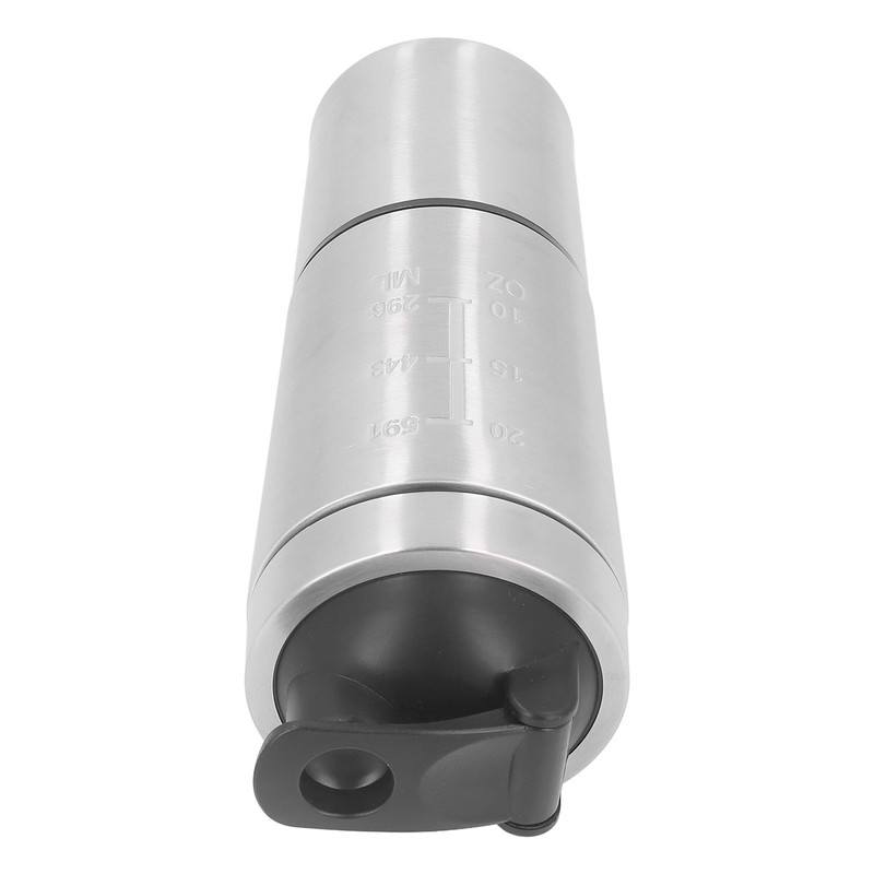 Shaker Bottle 800ml Stainless Steel with Whisk Portable Protein Shaker