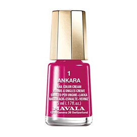 MAVALA, Mini Colors, Esmalte de Uñas, Color 01 Ankara, rojo oscuro burdeos, 47 Colores Disponibles, Nail Laqcuer, Pintauñas, Tamaño Mini para 20...   