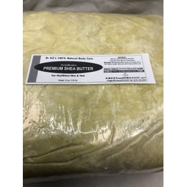 Pure African White Ivory Shea Butter 5Lbs Premium 100% Natural Virgin RAW Organic Grade A Unrefined Ghana Skin Beauty Care Face Body Hair Scalp Non GMO Natural Karite by GREENandORGANIC