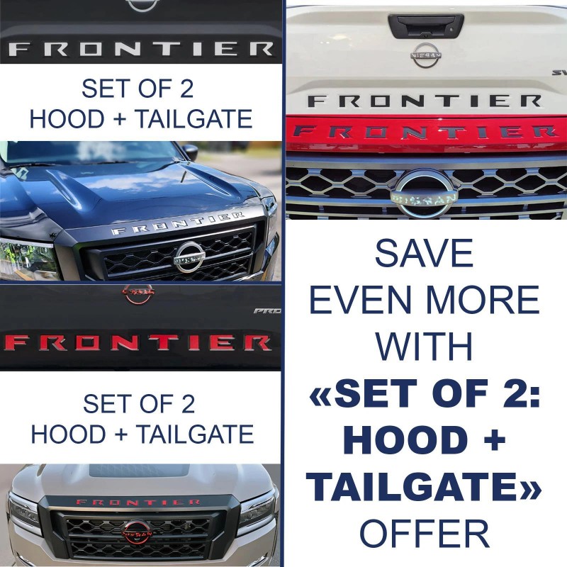 Advanced Trims Red Carbon Raised Rear Tailgate Insert Letters for