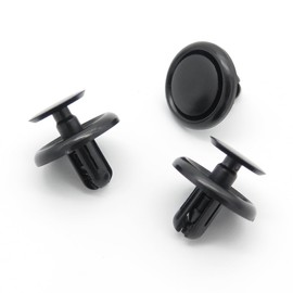 VVO Fasteners Plastic Windscreen Cowl or Scuttle Panel Clip, Black (Pack of 10)