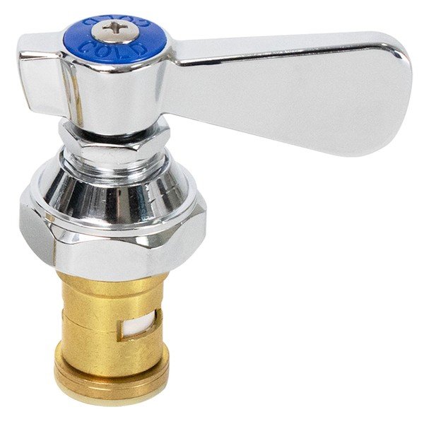 AA Faucet Brass Hot/Cold Stem Assembly Check Unit With Handle