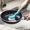 Zeal Dish Brush, Aqua, One Size