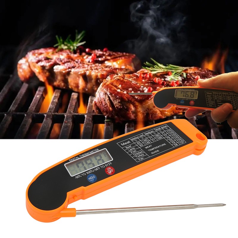 Meat Thermometer Multifunction Instant Read Digital BBQ Meat Thermometer for