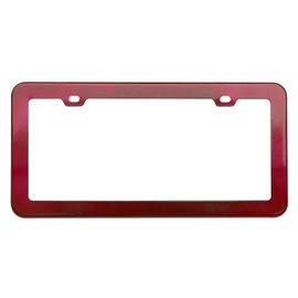 Sgooky Stainless Steel License Plate Frames, License Plate Cover Tag Holder with Corrosion Resistant Security,4 Hole with Screws (Shinning Blue,1pc)