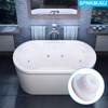 12 PCS Bathtub Jet Covers Silicone Hole Plug White Tube