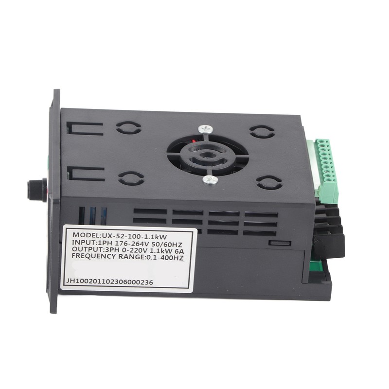 Variable Frequency Drive Converter 1.1KW Motor Inverter 1PH 176‑264V Input