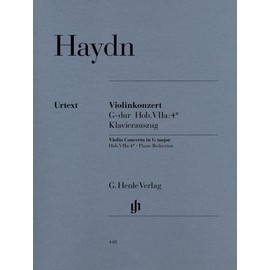 Concerto for Violin and Orchestra G major Hob. VIIa:4 - violin and orchestra - piano reduction with solo part - (HN 448)