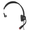 Telephone Headset Monaural Customer Service Headphones with Mic for Call