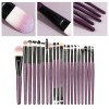 dancecola 20pcs Professional Makeup Brush Set Face Eyes Lips