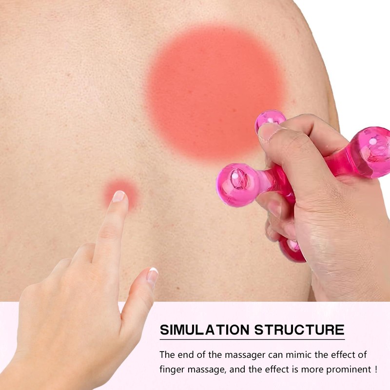 HESUSUSI 2 Stück 4 Punkt Triggerpunkt Massagegerät Body Massager Trigger