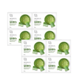 Mugunghwa 무궁화 자연미인 알로에 비누 90g x8개 Mugunghwa Natural Beauty Aloe Soap 90g x 8 pieces