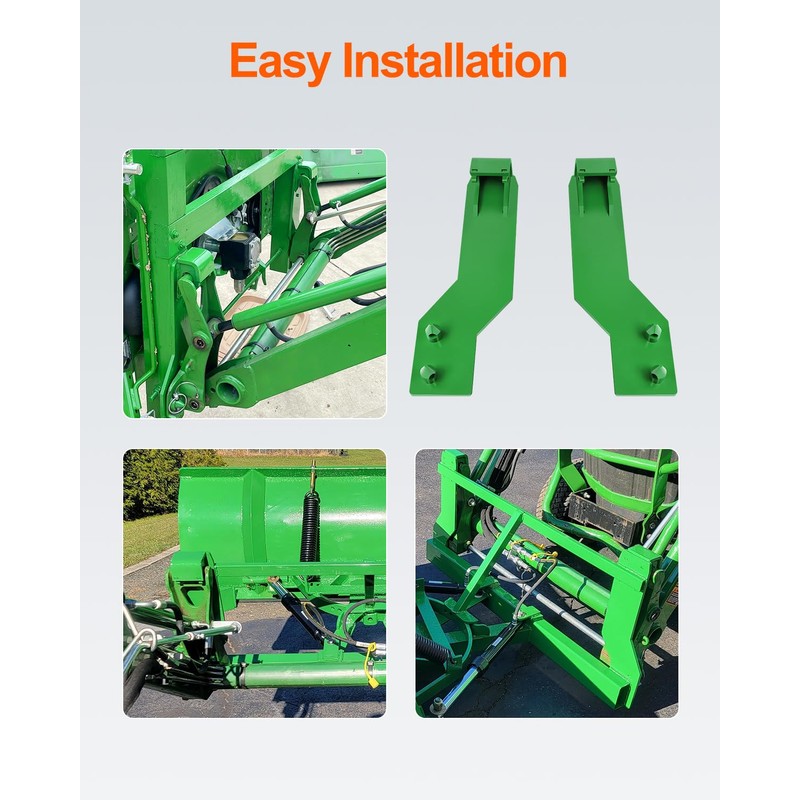 JY PERFORMANCE Tractor Loader Quick Tach Mounting Bracket Compatible with