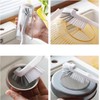 2 Pcs White Small Washing Up Brush, Versatile Washing Up
