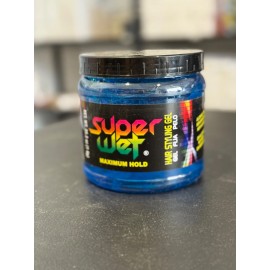 Super Wet Blue Hair Styling Agent 35.3 Ounce for Strong Hold and Shine Styling