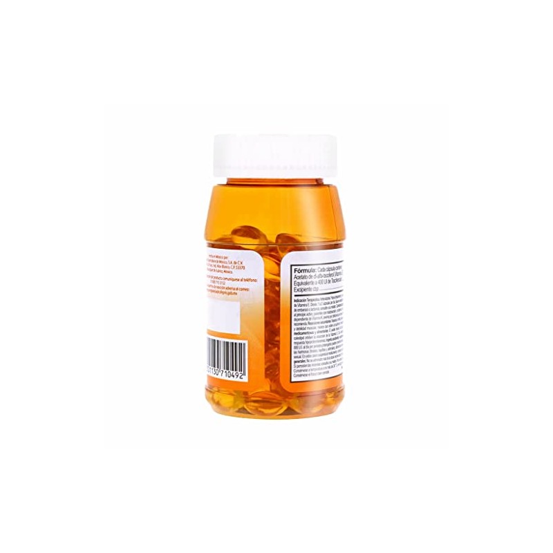 GELCAPS Vitamina E 400mg Con 200 Cápsulas Antioxidante