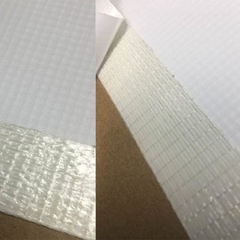 4U Media&Displays Super Strong Vinyl Banner Tape 1" x36 feet 12 Rolls Double-Sided (Banner Tape)