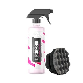 Legendary Gloss Dressing - Plastic, Trim & Tire Dressing - Restore Faded Plastics:_Applicator + 16oz Gloss Dressing