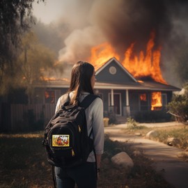 Cute-Patch This is Fine Embroidered Hook and Loop Patch