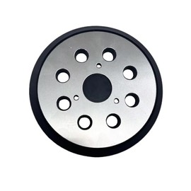Trade-Shop Sanding Disc Backing Disc 125 mm with Metal Back Compatible with DeWalt DW426/K D26453/K D26451, Hitachi SV13YA SV13YB Random Orbital Sander