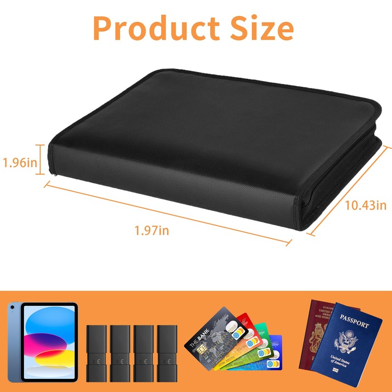 Accordion File Organizer, 12 Pocket Expanding File Folder with Multi