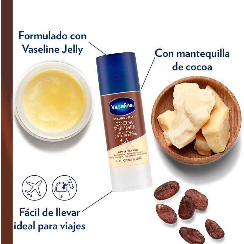 Vaseline - Bálsamo Corporal En Barra (1 Pieza de 40