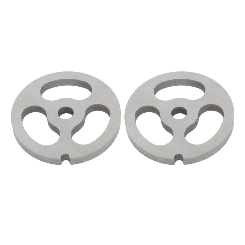 2Pcs Meat Grinder Plate Discs Blade 3 Hole Stainless Steel