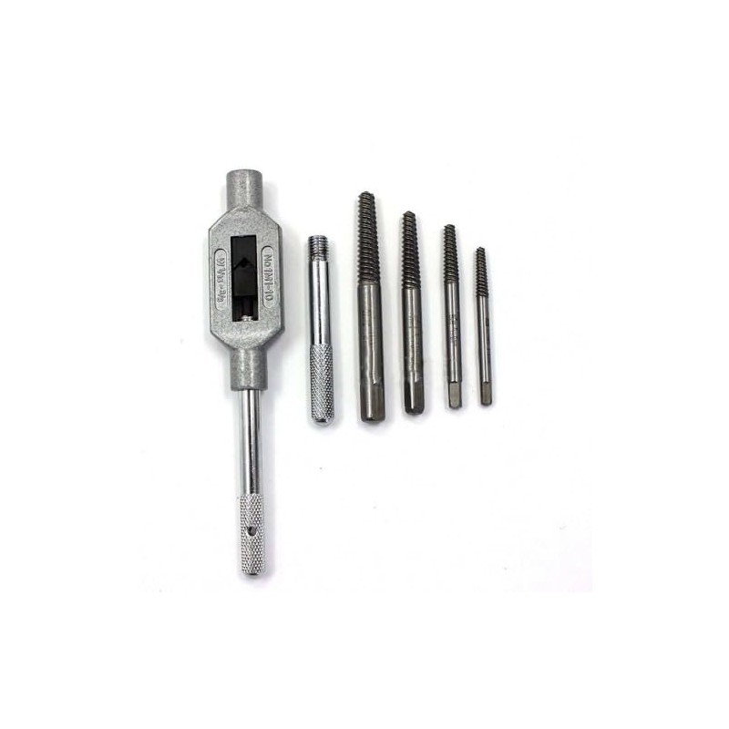 TDR 5pc Screw Extractor Set Carbon Steel Stud Bolt Broken