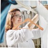 Levemolo 60pcs Wind Buckle Household Fixed Button Clothes Hanger Fixing