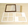 Vanjoh 106723 3-Way Plastic Frame, 0.8 inch (20 mm) Silver,