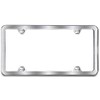 Brushed Finish License Plate Frame 4 Hole