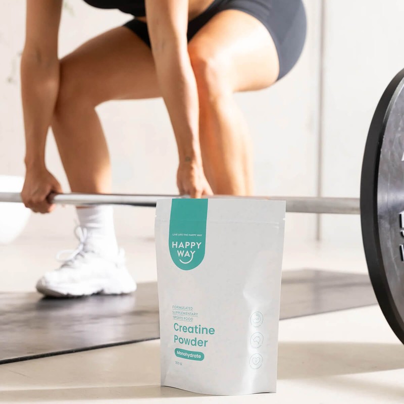 Happy Way Creatine Powder Monohydrate, 300g