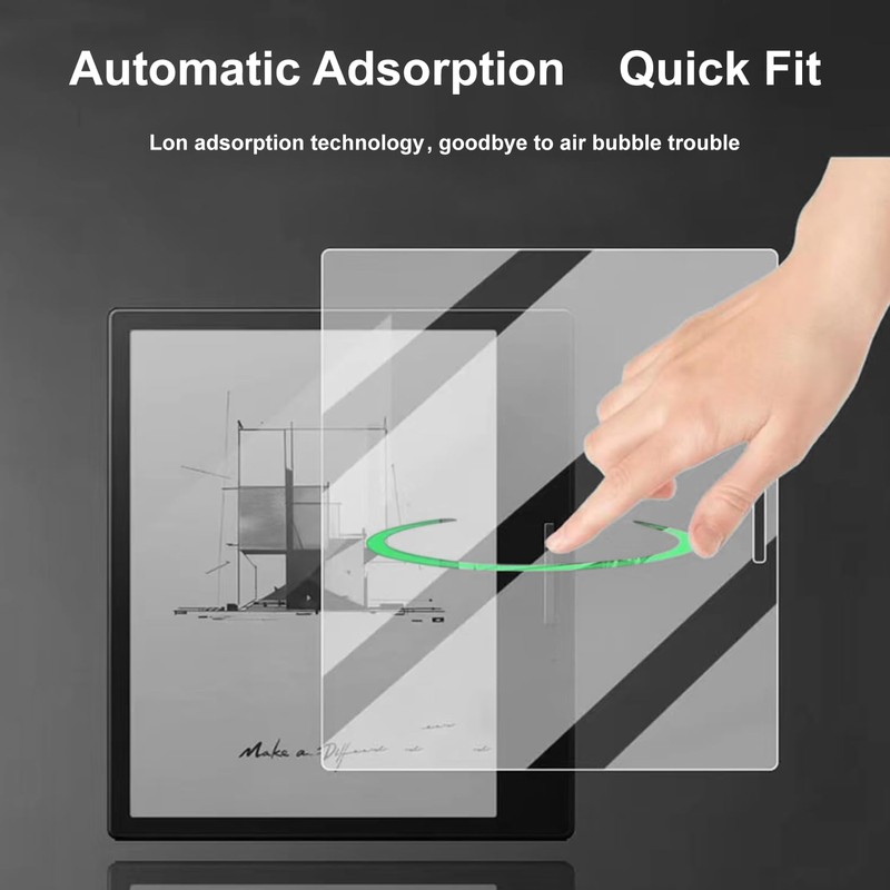 LaoShuSheng Anti-Glare Matte Screen Protector Designed for 7" Onyx Boox