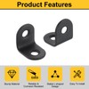 sourcing map 10Pcs L-Shaped Brackets Corner Brace, 0.79"x0.79"x0.63" Corner Bracket
