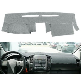 Yiz Dashboard Cover Dash Cover Mat Pad Carpet Custom Fit for Nissan Frontier 2005-2021/ Xterra 2005-2015/ Pathfinder 2005-2012, 2009-2012 Suzuki Equator (Dark Gray) Y66