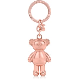 TOUS Llavero Oso Dorado Rosa, Para Mujer, Colección Teddy Bear