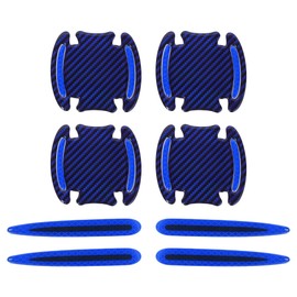 TUCKBOLD Car Door Handle Cup Protector Anti-Scratches Door Handle Scratches Protective Films Blue 1 Set 3.14"x3.34" Resin