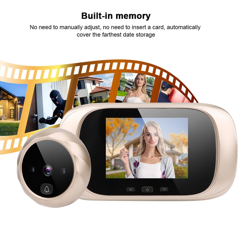 2.8in TFT LCD Visual Door Viewer IR Night Vision Cyclic