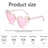 Heart Sunglasses, Heart Shaped Party Sunglasses (Pink)