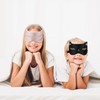 Cute Eye Mask for Sleeping,2 Pcs Silk Eye Sleep Mask