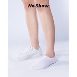 IDEGG No Show Socks Womens and Men Low Cut Ankle Short Anti-slid Athletic Running Novelty Casual Invisible Liner Socks (US, Numeric, 5, 8.5, Regular, Regular, 5, 5 Pairs Black+White+Grey+Pink+Blue)