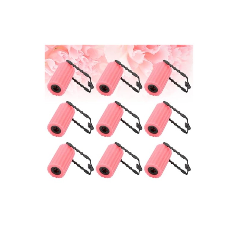 12 Piezas Bigudí de Espuma Rosa para Rizar Cabello sin