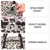 MEMOFYND 1-Piece Lunch Bag with Leopard Print and 1 Cutlery