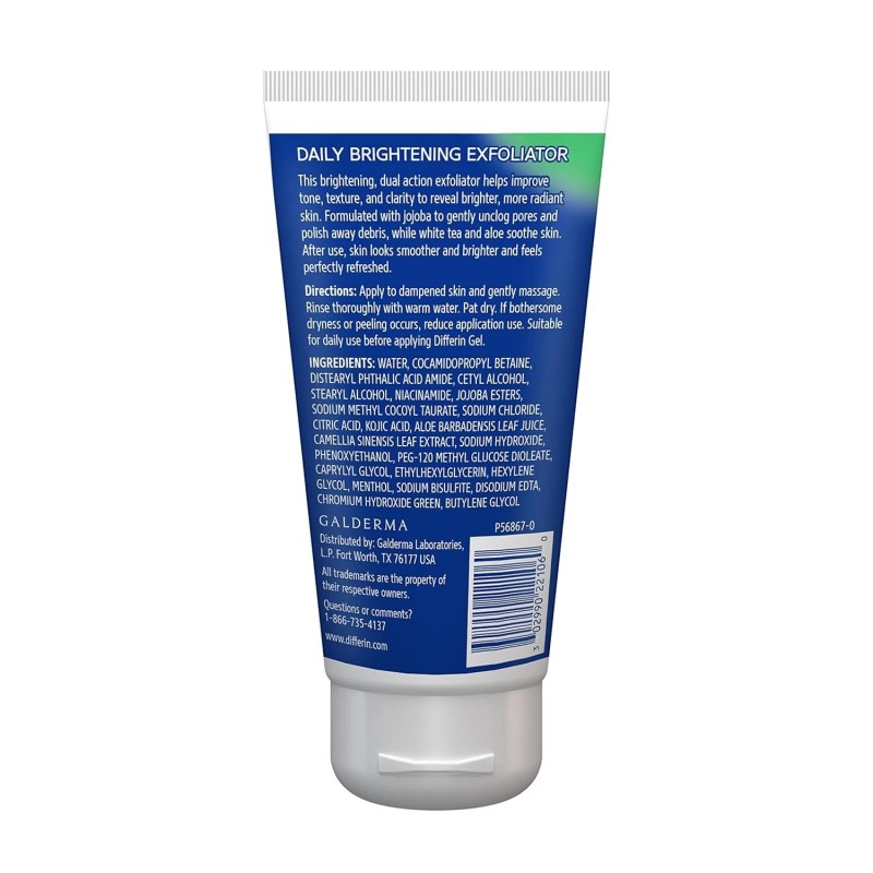 Differin 3 Pack-Differin Face Scrub Daily Brightening Exfoliator 6 fl