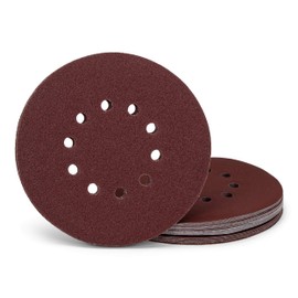 Professional-Sanding-Discs │ 30 pieces │ 10-holes │ Ø 225 mm │ Mixpack (6 x grain 40/60/80/120/180/240 each) │ for Long-Neck-Grinders │ Abrasive-Paper │ Grinding-Pads │ by FD-Workstuff