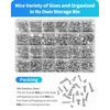 M3 M4 M5 M6 Wood Screws Assortment Set,304 Stainless Steel