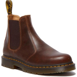 Dr. Martens Unisex 2976 Slip Resistant Chelsea Boots, Dark Tan, 10 US Men