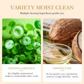 2 x Face Soap, Natural Soap with Rice Ingredients, Skin Care Oil Soap, Freshness, Pleasant, Smooth Skin Feeling, Shower Soap for All Skin Types, Face and Body Bath Soap