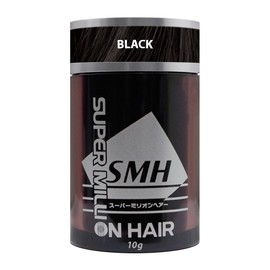 Super Million Hair - 1 x 10g Hair Building Fibres - No.1 Black
