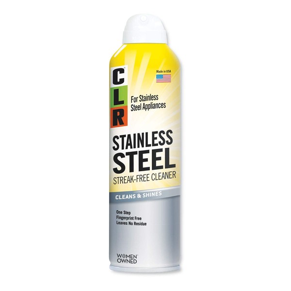 CLR CSS-12 Stainless Steel Cleaner, Citrus, 12 oz. Capacity Can (Pack of 6)